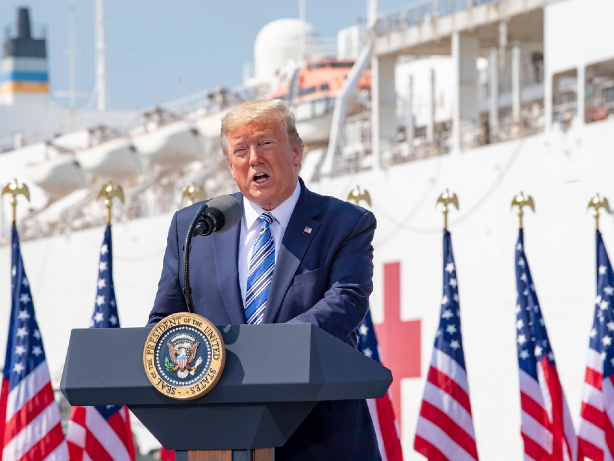 Trump Says He’s ‘Already Ended Inflation’ At Michigan Rally Held To Mark 100 Days In Office