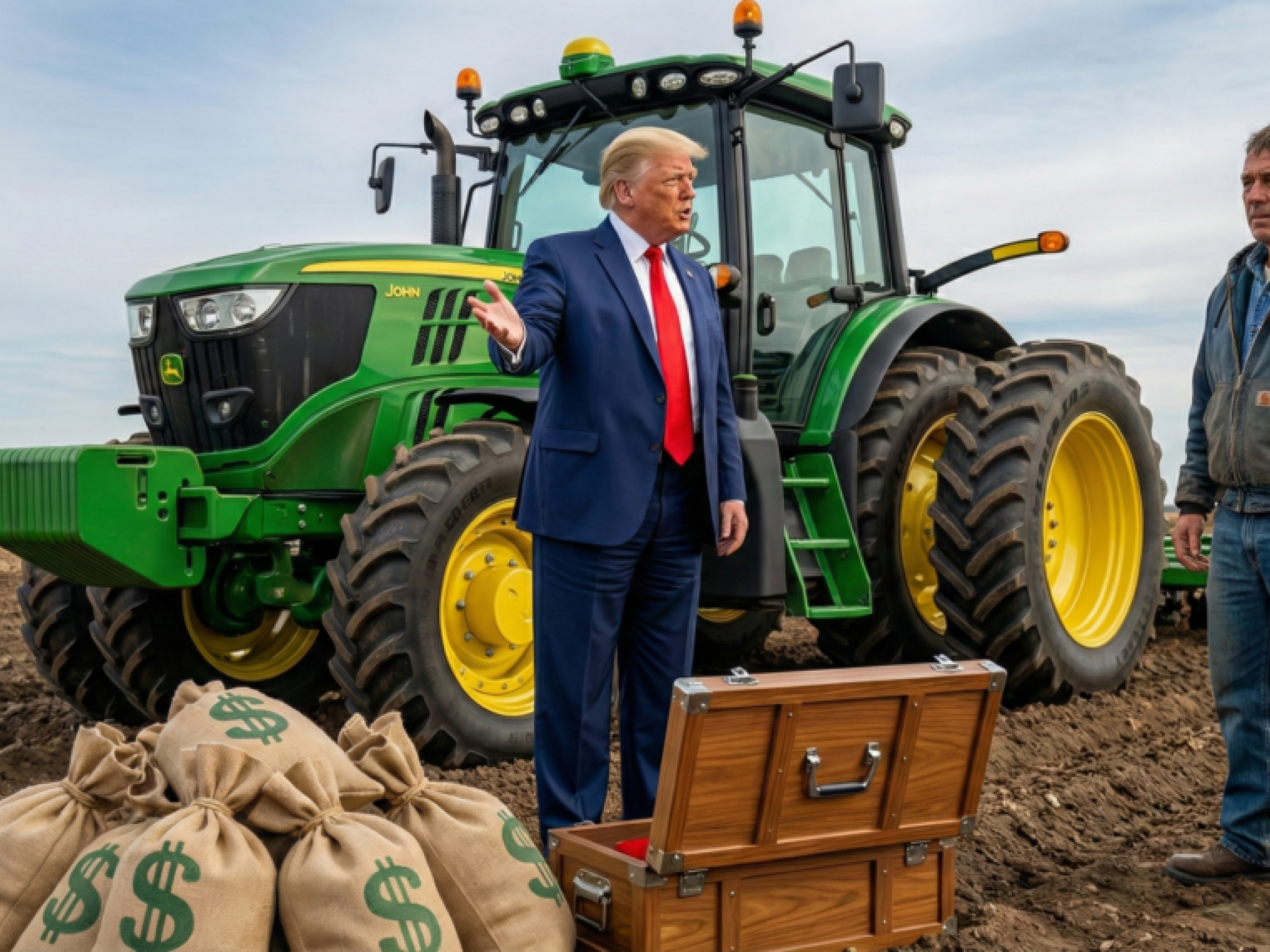 Trump Vs. John Deere: $12 Billion Farm Aid Plan Comes With Warning — ‘Have To Reduce Their Prices’